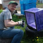 Окрашиваю ульи. Июнь 2020г