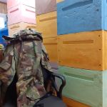 Весь дом заставлен снятыми корпусами