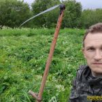 Первый покос на пасеке 18 июня